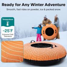 Kids World Snowtube XXL Art.274271   Inflatable Snow Tubes for Sledding with Sturdy Handles