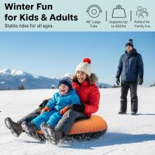 Kids World Snowtube XXL Art.274271   Inflatable Snow Tubes for Sledding with Sturdy Handles