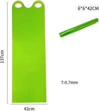 Kids World Snow Slider Art.274298 Red Flexible snow mat 137x42