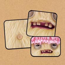 Fuggler Old Fogies (Gabby Gibbler) by ZURU Art.274349 A funny ugly monster toy with human-like teeth.