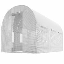 Dārza tunelis 2 x 3 m (6m2) balts plāns