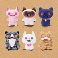 Fuggler Alley Cats (Wrinkle Mcstinkles) – Funny Ugly Monster Plush Toy with Human-Like Teeth