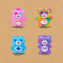 Fuggler Care Bears 23 cm Plush Toy (Cheer Bear) by ZURU - Funny Ugly Monster Cuddly Toy with Human-like Teeth, Collectable Plush for Children, Teenagers, Adults & Crossover Fans