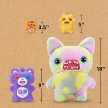 Plīša rotaļlieta Fuggler Care Bears 23 cm (Share Bear) no ZURU - jautra, neglīta briesmoņa mīkstā rotaļlieta ar cilvēkveidīgiem zobiem, kolekcionējama plīša rotaļlieta bērniem, pusaudž