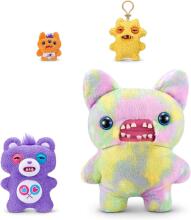 Plīša rotaļlieta Fuggler Care Bears 23 cm (Share Bear) no ZURU - jautra, neglīta briesmoņa mīkstā rotaļlieta ar cilvēkveidīgiem zobiem, kolekcionējama plīša rotaļlieta bērniem, pusaudž