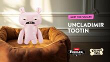 FUGGLER - Ugly Pets 9 inch Series 1-Plush 2 Pack (Squidge - Hairless Rat and Reek-O - Black Cat)