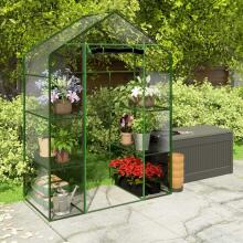 Greenhouse two shelves 140 x 71 x 195 cm Plonos 4922
