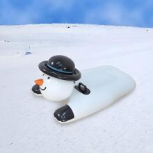 Atom SnowTube Snowman Art.274810 Inflatable Snow Tubes for Sledding with Sturdy Handles
