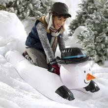 Atom SnowTube Snowman Art.274810 Inflatable Snow Tubes for Sledding with Sturdy Handles