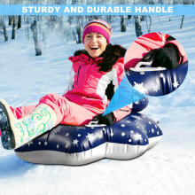 Atom SnowTube Flower Art.274811  Inflatable Snow Tubes for Sledding with Sturdy Handles