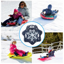 Atom SnowTube Flower Art.274811  Inflatable Snow Tubes for Sledding with Sturdy Handles
