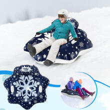 Atom SnowTube Flower Art.274811  Inflatable Snow Tubes for Sledding with Sturdy Handles