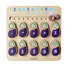 MASTERKIDZ Educational Board Eggplant Learning Numbers Montessori