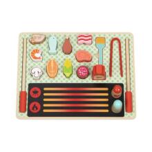 TOOKY TOY Wooden Barbecue Set Educational Board