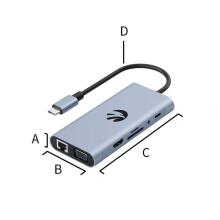 Hawk HW-HUB1101 11in1 Adapter USB-C