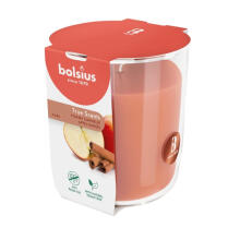 Svece arom. stikla gl. True Scents &Oslash;97x85mm apple cinnamon 