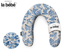La Bebe™ Rich Maternity Pillow Art.90612661 Nordic Birds. Nursing Pillow 30x104 cm
