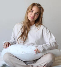La Bebe™ Rich Maternity Pillow Art.70608146 Nordic Seeds. Nursing Pillow 30x104 cm