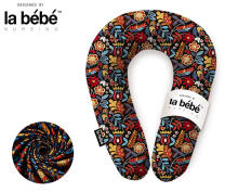 La Bebe™ Snug Maternity Pillow Art. 40579838 Nordic Florals. Pillow for Baby Sleep & Feeding, 20×70 cm
