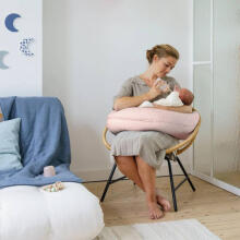 La Bebe™ Snug Maternity Pillow Art. 70608146 Nordic Seeds. Pillow for Baby Sleep & Feeding, 20×70 cm