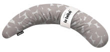 La Bebe™ Moon Cotton Maternity Pillow Art. 80579836 Nordic Pebbles. Liels spilvens grūtniecēm ar memory putām (īpaši mīksts un kluss pildījums, kas pielagojas ķermenim)