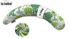 La Bebe™ Moon Cotton Maternity Pillow Art. 20608166 Nordic Forest. Liels spilvens grūtniecēm ar memory putām (īpaši mīksts un kluss pildījums, kas pielagojas ķermenim)