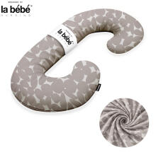 La Bebe™ Maternity Pillow Cotton Sì -Duo Art.80579836 Nordic Pebbles. Daudzfunkcionāls spilvens/pakavs grūtniecēm, ar memory foam
