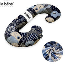 La Bebe™ Maternity Pillow Cotton Sì -Duo Art.00608159 Nordic Hills. Daudzfunkcionāls spilvens/pakavs grūtniecēm, ar memory foam