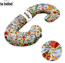 La Bebe™ Maternity Pillow Cotton Sì -Duo Art.60608156 Nordic Bloom. Daudzfunkcionāls spilvens/pakavs grūtniecēm, ar memory foam