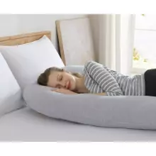 La Bebe™ Maternity Pillow Cotton Sì -Duo Art.20608166 Nordic Forest. Daudzfunkcionāls spilvens/pakavs grūtniecēm, ar memory foam
