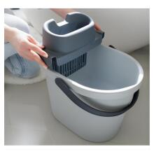 Oval bucket with flat push button Eco Ego