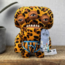 Fuggler Annoyed Alien (Leopard) 23cm - Exclusive Underoo Mcgoo by ZURU- ginger, kids soft toy