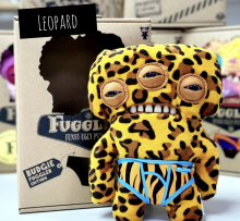 Fuggler Annoyed Alien (Leopard) 23cm - Exclusive Underoo Mcgoo by ZURU- ginger, kids soft toy