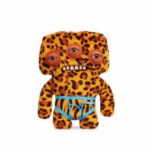Fuggler Annoyed Alien (Leopard) 23cm - Exclusive Underoo Mcgoo by ZURU- ginger, kids soft toy