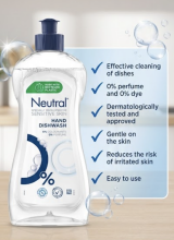 Neutral - Dishwashing liquid - 6х500ml PH Neutral