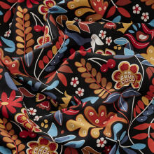 La Bebe™ Flopsy Pillow Art.40579838 Nordic Florals. Cotton Nursing Maternity, 180 см