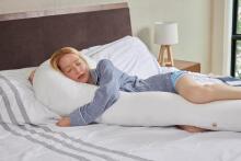 La Bebe™ Flopsy Pillow Art.80579836 Nordic Pebbles. Cotton Nursing Maternity Memory foam, 180 см