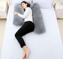 La Bebe™ Flopsy Pillow Art.80579836 Nordic Pebbles. Cotton Nursing Maternity Memory foam, 180 см