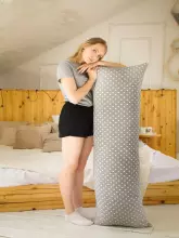 La Bebe™ Easy Maternity Pillow Art.80579836 Nordic Pebbles. 135 x 40 cm