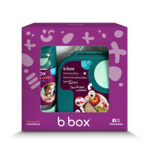 B.BOX 62054 Mini Lunchbox Set + Tritan Bottle with Straw 450 ml Emerald Forest