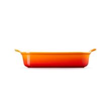 Rectangular baking dish Heritage stoneware 32x24cm / 4L orange