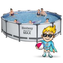 Bestway 56950 427 x 107 cm Frame Pool 19 in 1