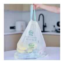 Garbage bags with drawstring compostable BioBag 50L (10 pcs. per roll) 25mkr. 60x70cm green