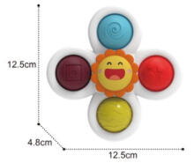 WOOPIE BABY Spinner 3in1 Sensory Educational Toy - 4 SETS