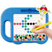 WOOPIE Magnētiskā Dēļa Bērniem Montessori MagPad Zilonis - 6 gabalu komplekts