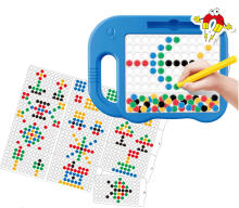 WOOPIE Magnētiskā Dēļa Bērniem Montessori MagPad Zilonis - 6 gabalu komplekts