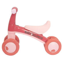WOOPIE Pink Balance Bike Four-Wheeled Ride-On