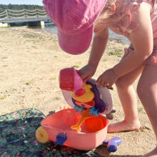 WOOPIE 3-in-1 Sand Set Cow Suitcase Water Table
