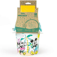 SMOBY Green Mickey Mouse Minnie Bucket with Sand Accessories and Bioplastic Watering Can