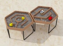 MASTERKIDZ Hexagonal Tray for Sand and Water Play